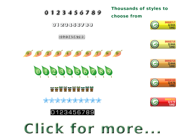 Free Website Hit Counters Web Page And Traffic Stats Counter | Autos ...